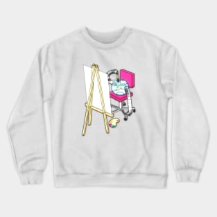 Fish Painter Crewneck Sweatshirt